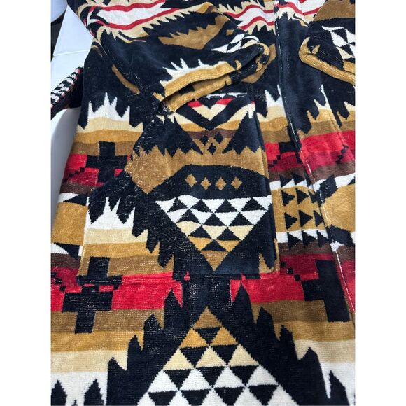 NWT Pendleton Unisex Patterned Long Sleeve Plush Terry Velour Robe Size S/M - Picture 5 of 12